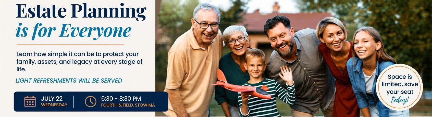 Estate Planning Event July 22, 2026
